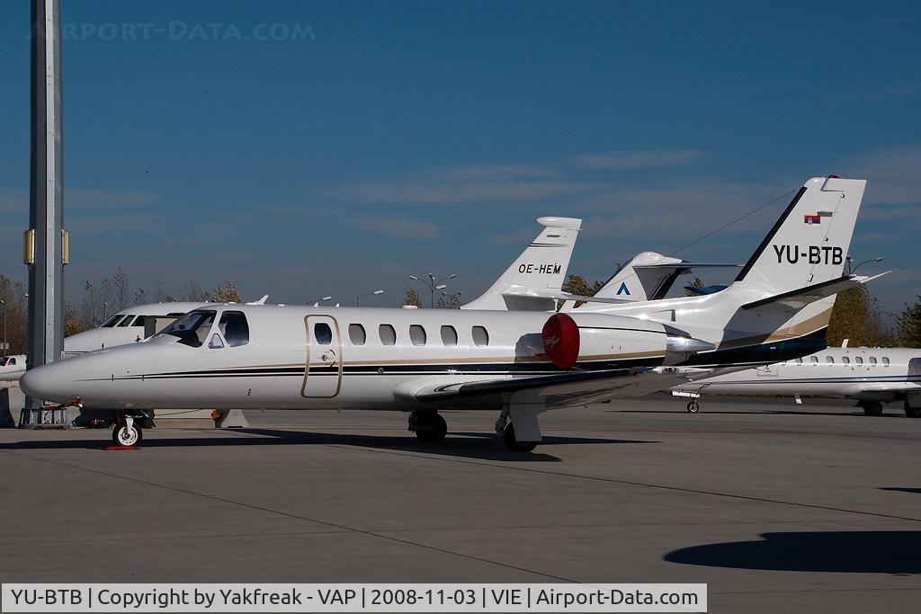 YU-BTB, 2002 Cessna 550 Citation Bravo C/N 550-1037, Cessna 550 Citation 2