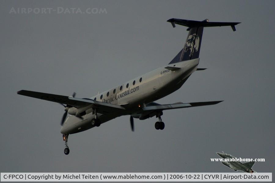 C-FPCO, 1986 Beech 1900C C/N UB-52, Pacific Coastal Airlines
