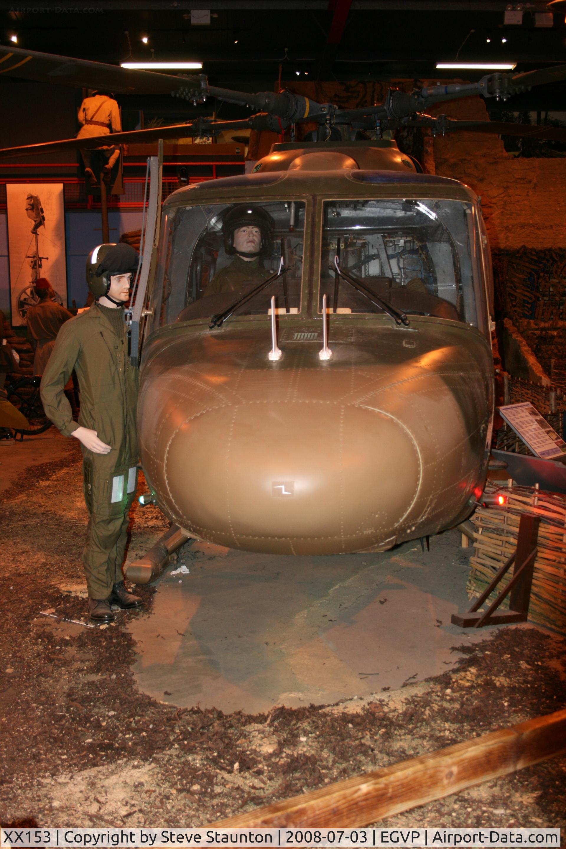 XX153, 1972 Westland Lynx AH.1 C/N 02/11, Taken at the Museum of Army Flying, Middle Wallop July 2008.