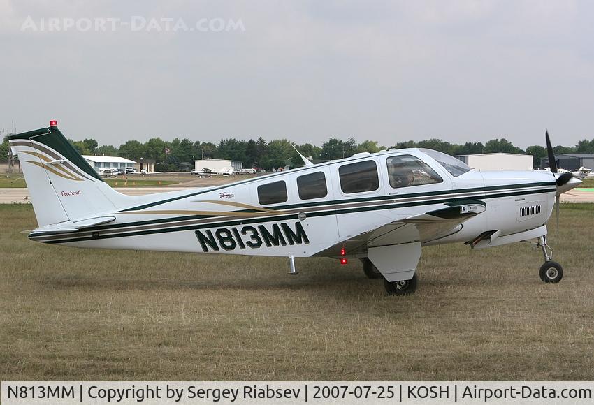 N813MM, 2000 Raytheon Aircraft Company A36 Bonanza C/N E-3342, EAA AirVenture 2007