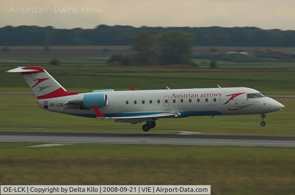 OE-LCK, 1997 Canadair CRJ-200LR (CL-600-2B19) C/N 7148, AUSTRIAN ARROWS