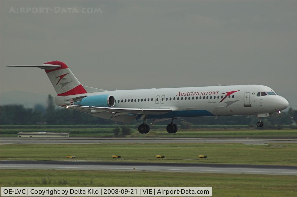 OE-LVC, 1993 Fokker 100 (F-28-0100) C/N 11446, AUSTRIAN ARROWS