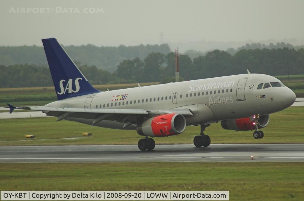 OY-KBT, 2007 Airbus A319-131 C/N 3292, SAS