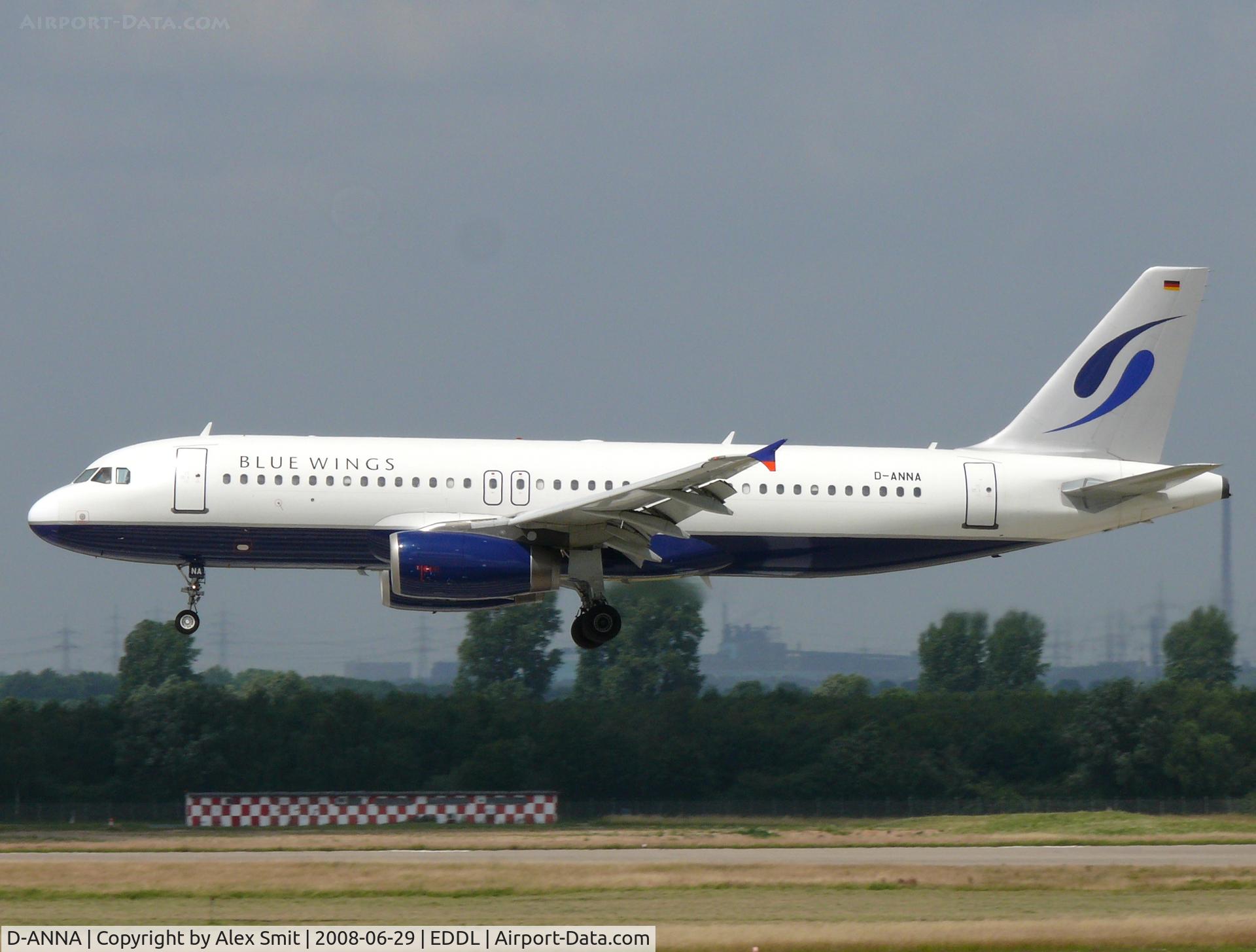 D-ANNA, 1996 Airbus A320-233 C/N 916, Airbus Industries A320-233 D-ANNA Blue Wings
