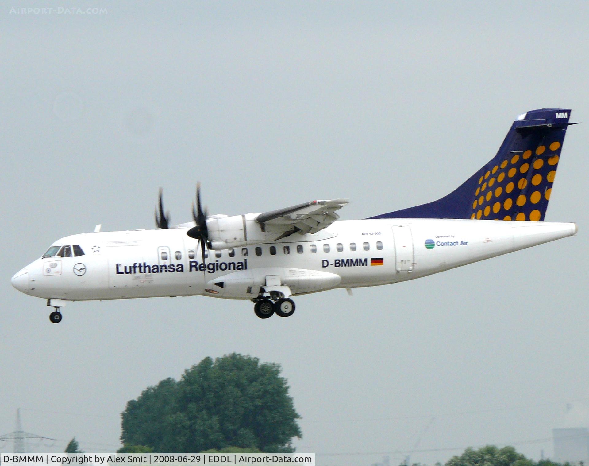 D-BMMM, 1997 ATR 42-500 C/N 546, Aerospatiale ATR42-512 D-BMMM Lufthansa Regional by Contact Air
