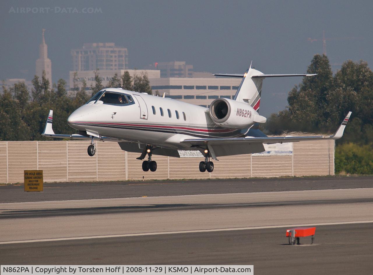 N862PA, 1993 Learjet 60 C/N 60-014, N862PA arriving on RWY 21