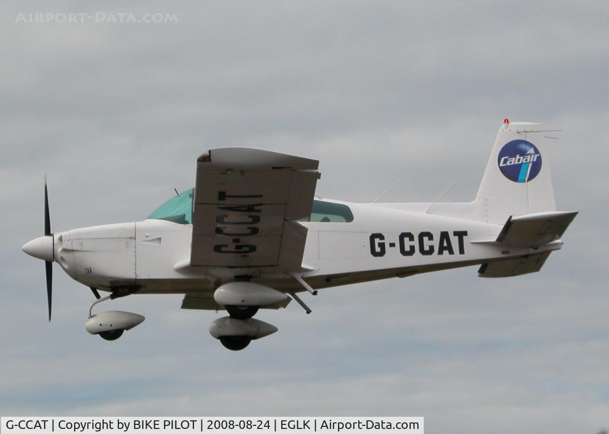 G-CCAT, 1979 Gulfstream American AA-5A Cheetah C/N AA5A-0893, COMING IN TO RUNWAY 25