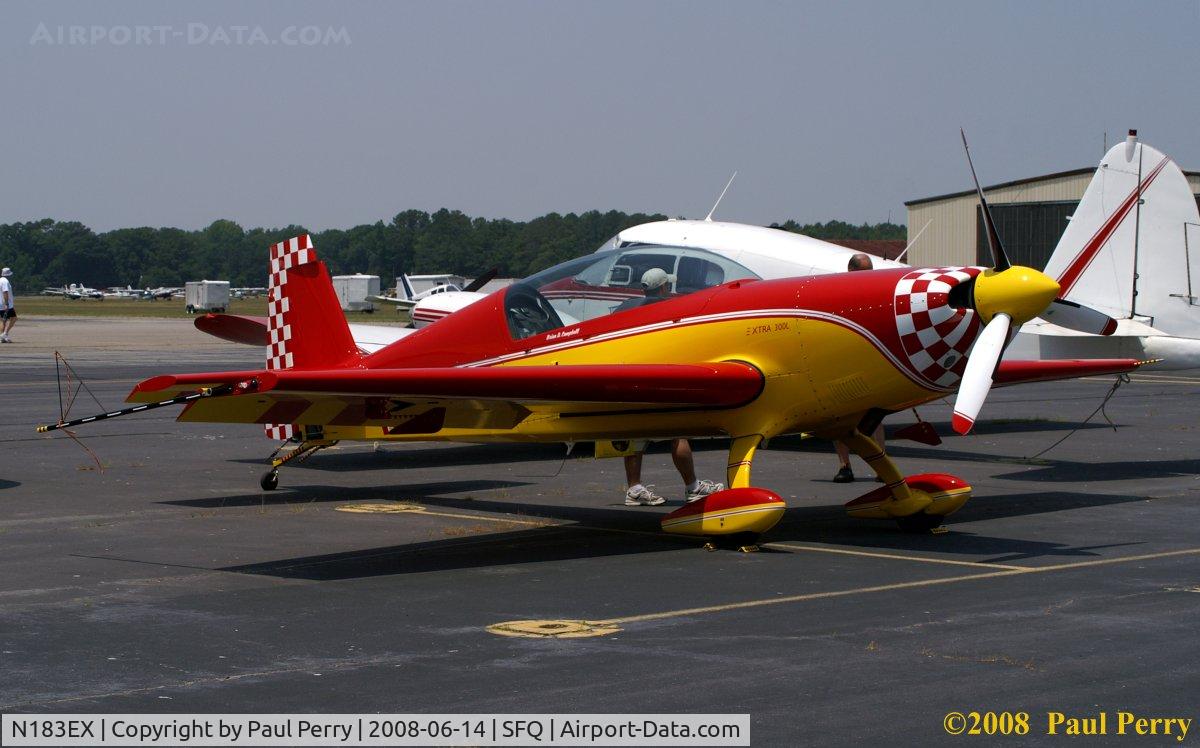 N183EX, 2004 Extra EA-300/L C/N 1183, Colorful performer on the ramp