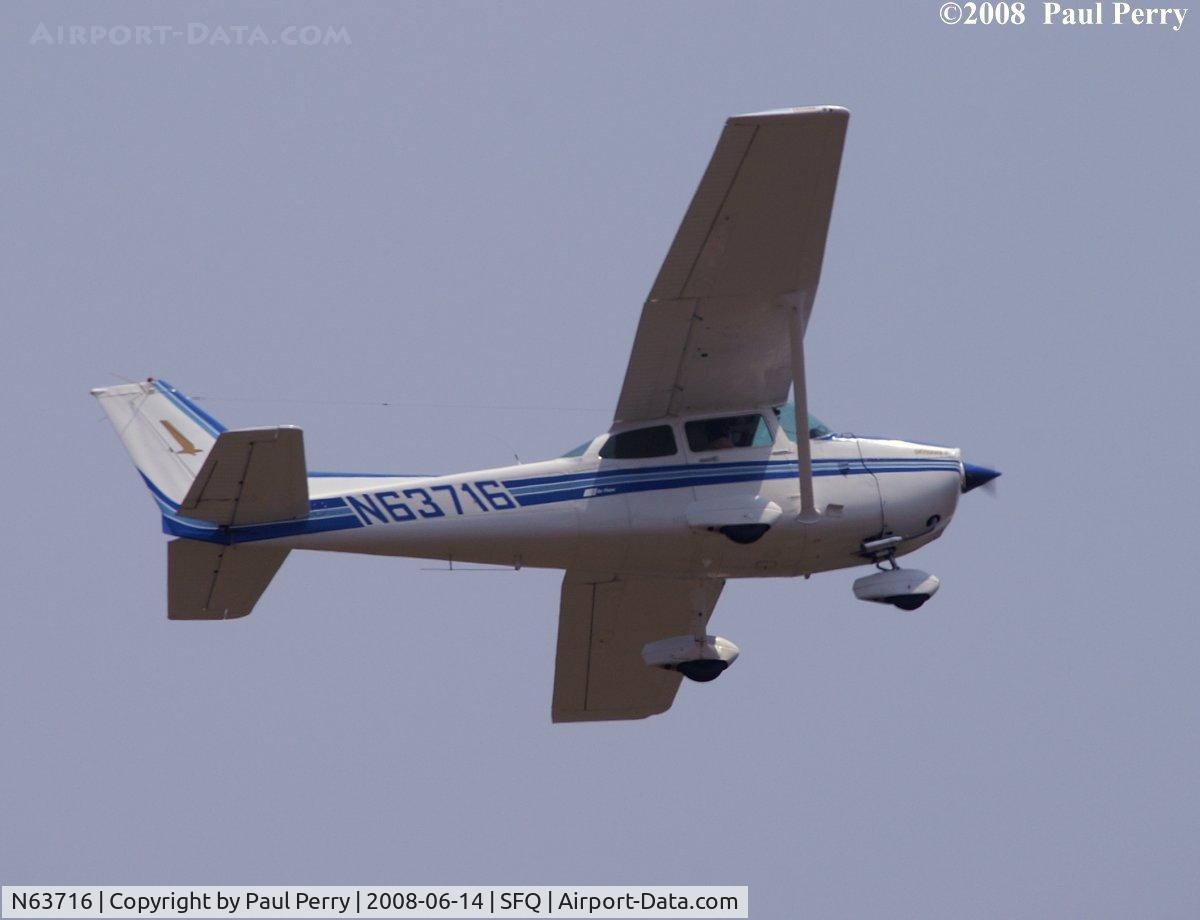 N63716, 1981 Cessna 172P C/N 17275474, Airborne again