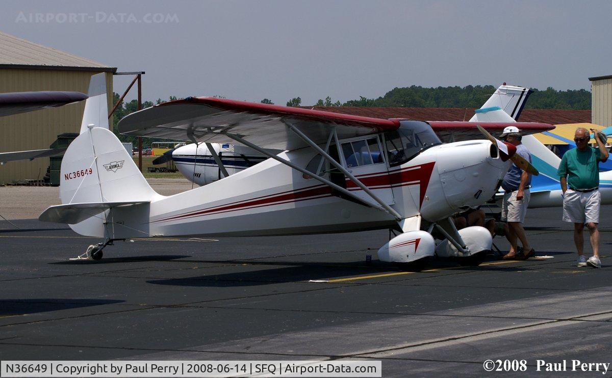 N36649, 1941 Aeronca 65-CA Super Chief C/N C17241, Clean and pretty