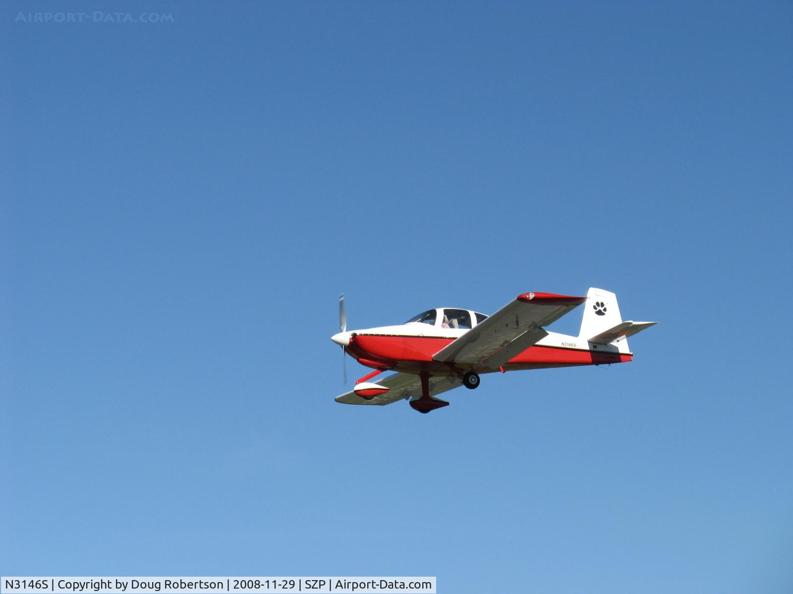 N3146S, 2005 Vans RV-10A C/N 40047, 2005 Nys VAN's RV-10A, Lycoming IO-540, landing Rwy 22
