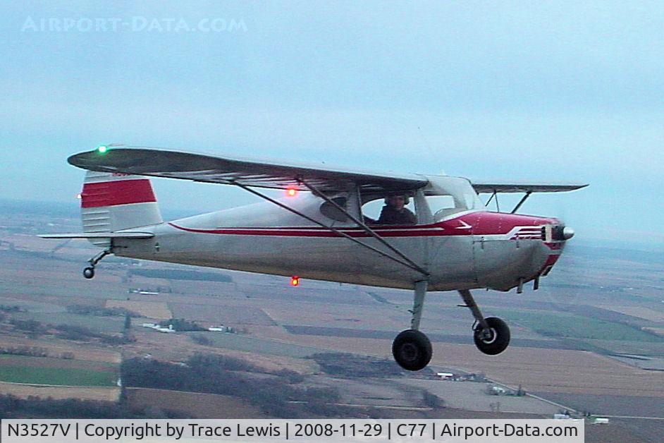 N3527V, 1948 Cessna 140 C/N 14796, Air to Air