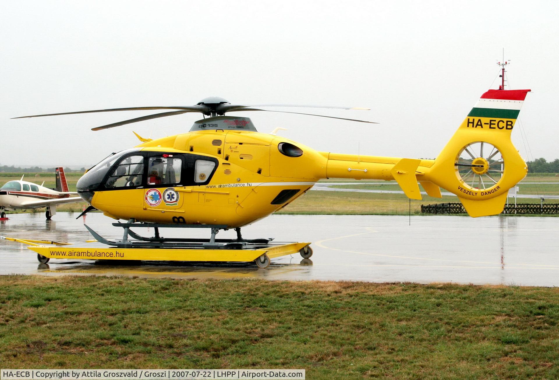 HA-ECB, 2003 Eurocopter EC-135T-2 C/N 0305, Pecs-Pogany Airport / LHPP-Hungary