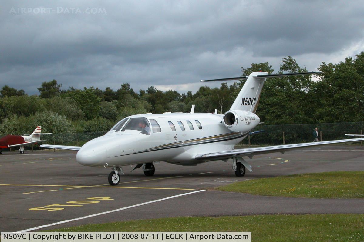 N50VC, 2006 Cessna 525 CitationJet CJ1+ C/N 525-0609, PARKING AT SLOT 1