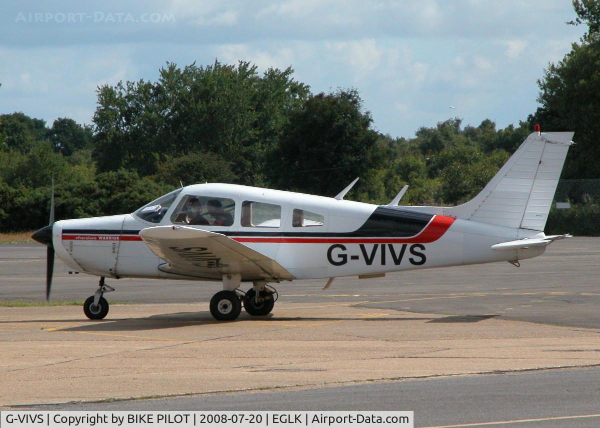 G-VIVS, 1976 Piper PA-28-151 Cherokee Warrior C/N 28-7615377, ABOUT TO COMMENCE ENGINE CHECKS
