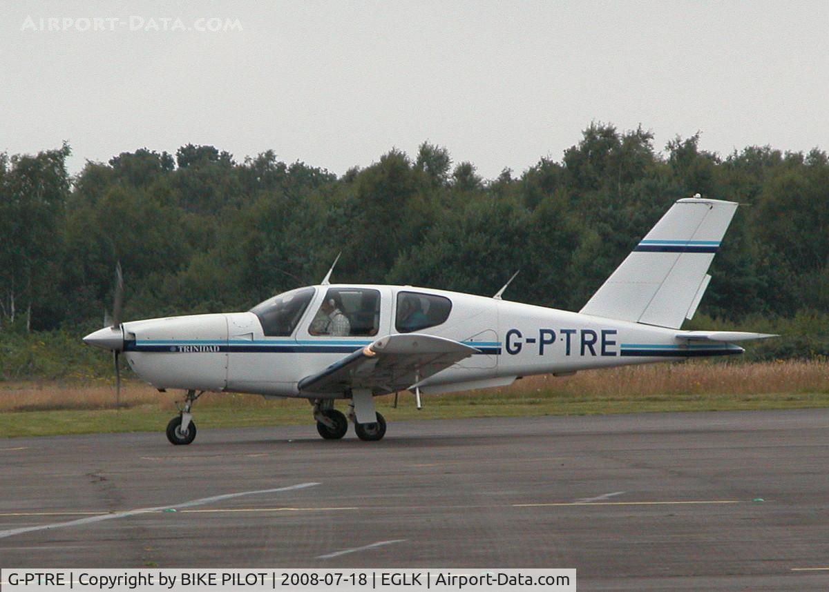 G-PTRE, 1987 Socata TB-20 Trinidad C/N 762, DEPARTING AFTER A SHORT STOP