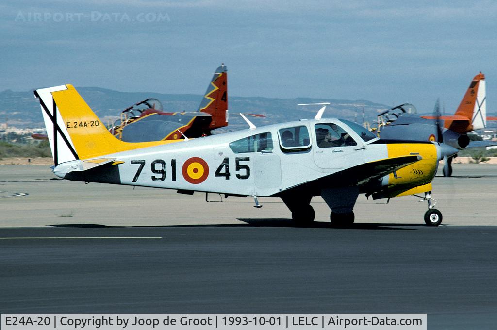 E24A-20, Beech F33C Bonanza C/N CJ-118, In 1993 some Bonanzas were still flying with the old three digit squadron codes.