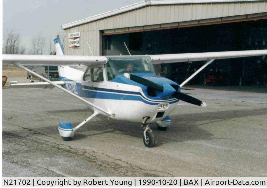 N21702, 1974 Cessna 172M C/N 17263989, In use as a rental/trainer by Huron Avaiton-Bad Axe MI