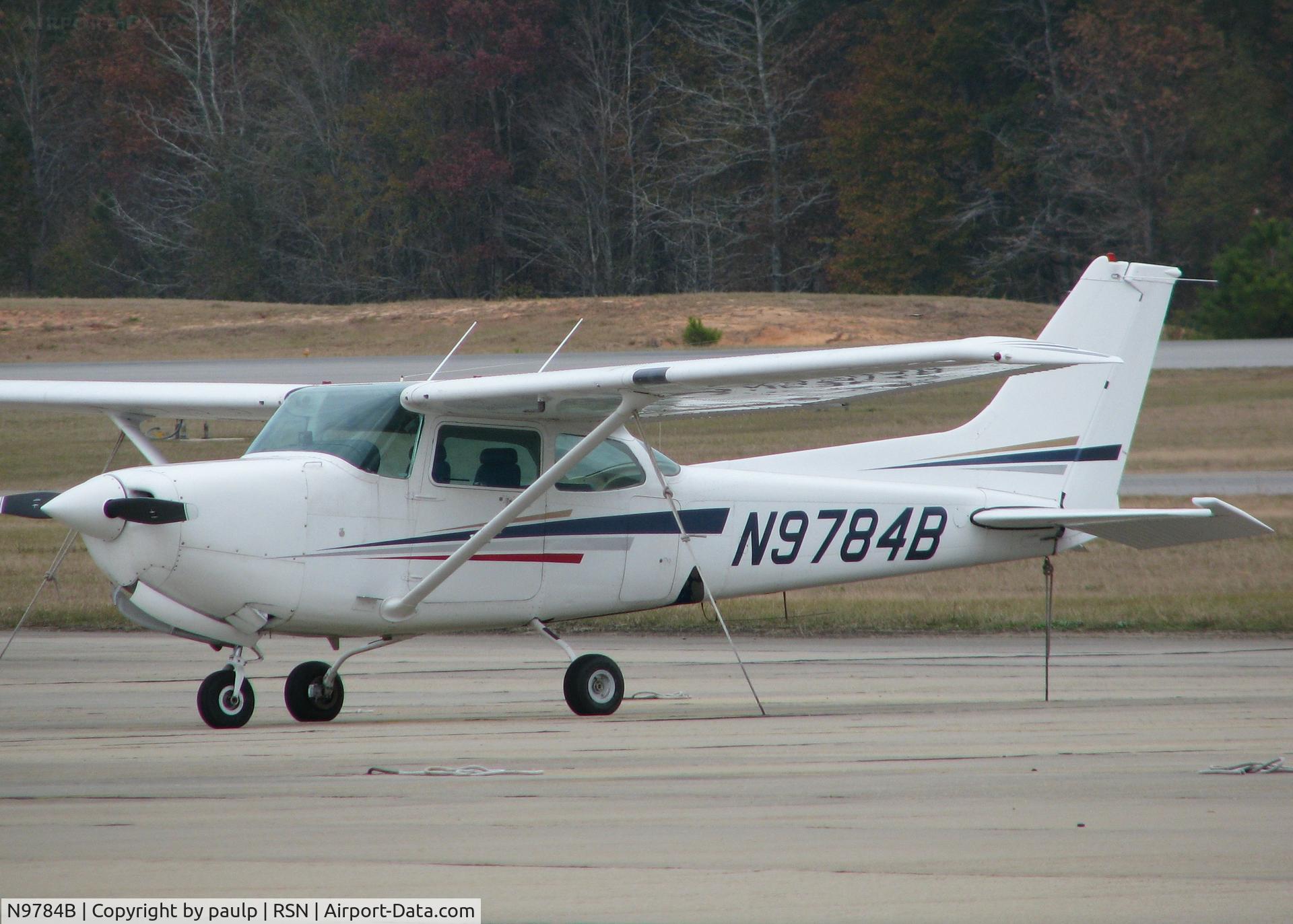 N9784B, 1981 Cessna 172RG Cutlass RG C/N 172RG1034, Parked at the Ruston Louisiana airport.