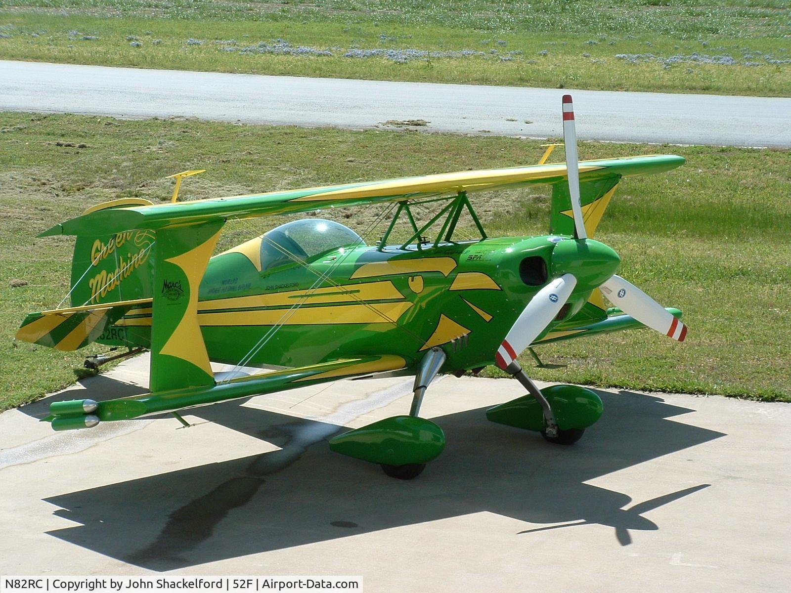N82RC, Cox Rondal R FALCON SPECIAL S1R C/N 0-540-2, The Green Machine, Roanoke, Texas