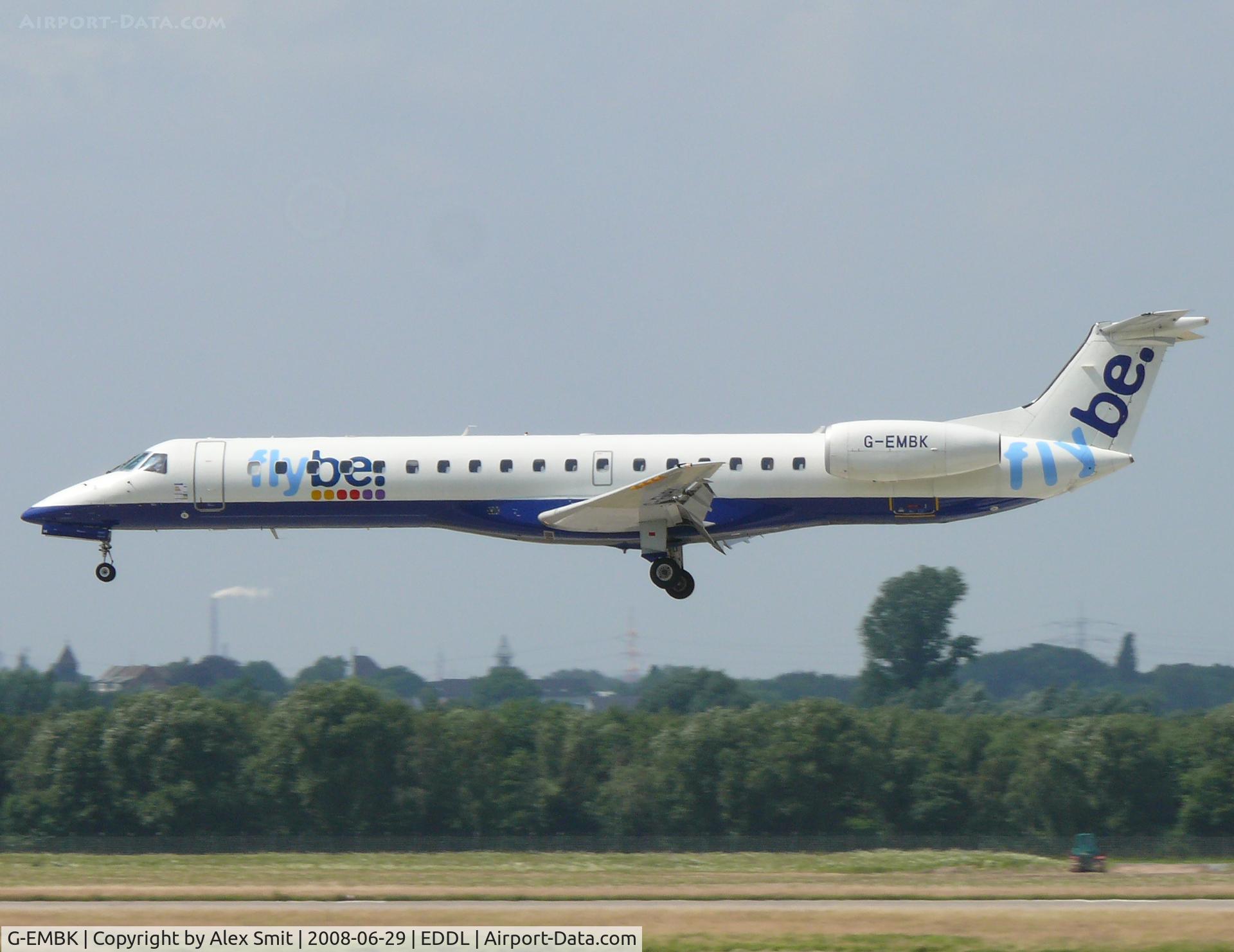 G-EMBK, 1999 Embraer EMB-145EU (ERJ-145EU) C/N 145167, Embreaer ERJ145EU Amazon G-EMBK Flybe