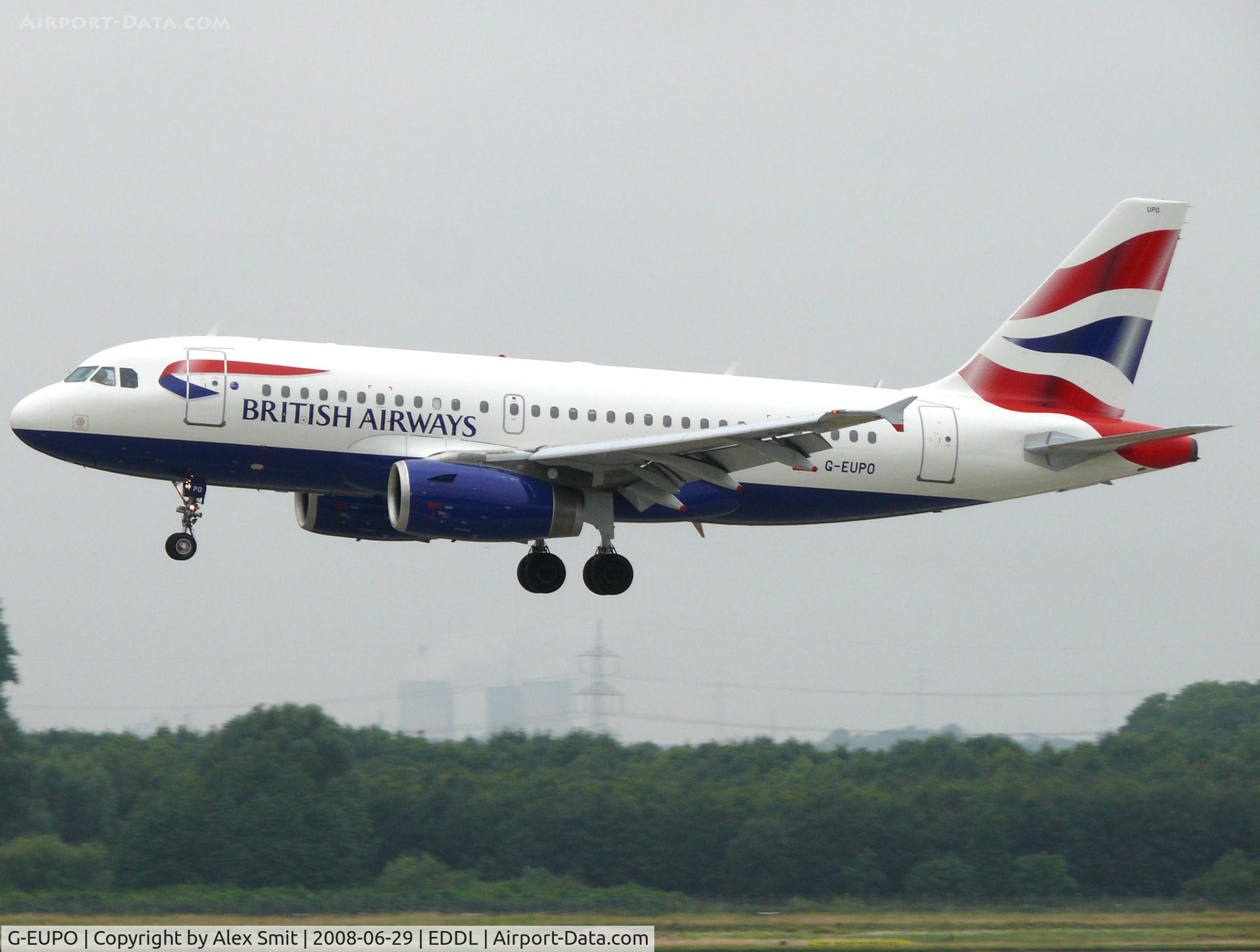 G-EUPO, 2000 Airbus A319-131 C/N 1279, Airbus Industries A319-131 G-EUPO British Airways