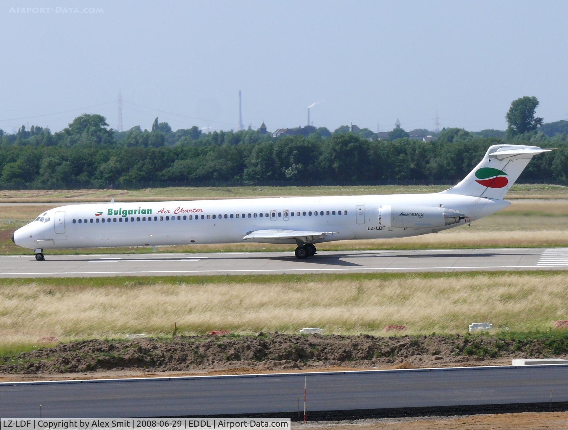 LZ-LDF, 1986 McDonnell Douglas MD-82 (DC-9-82) C/N 49219, McDonnel-Douglas MD82 LZ-LDF Bulgarian Air Charter