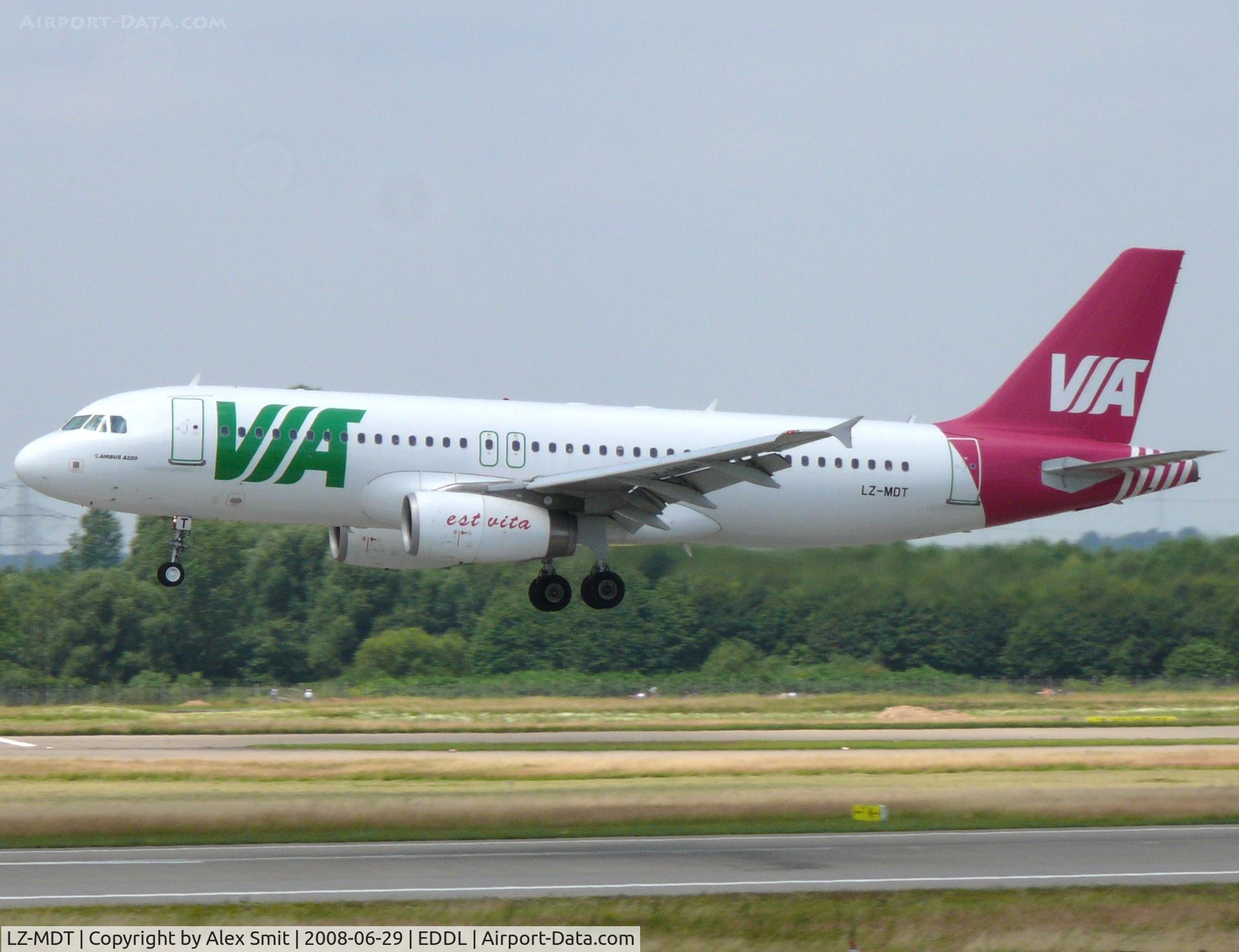 LZ-MDT, 2004 Airbus A320-232 C/N 2108, Airbus Industries A320-232 LZ-MDT VIA