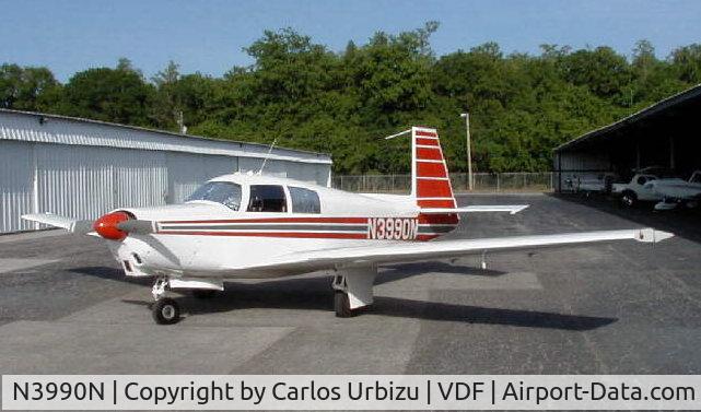 N3990N, 1968 Mooney M20C Ranger C/N 680015, Before new Colors and Registration Change