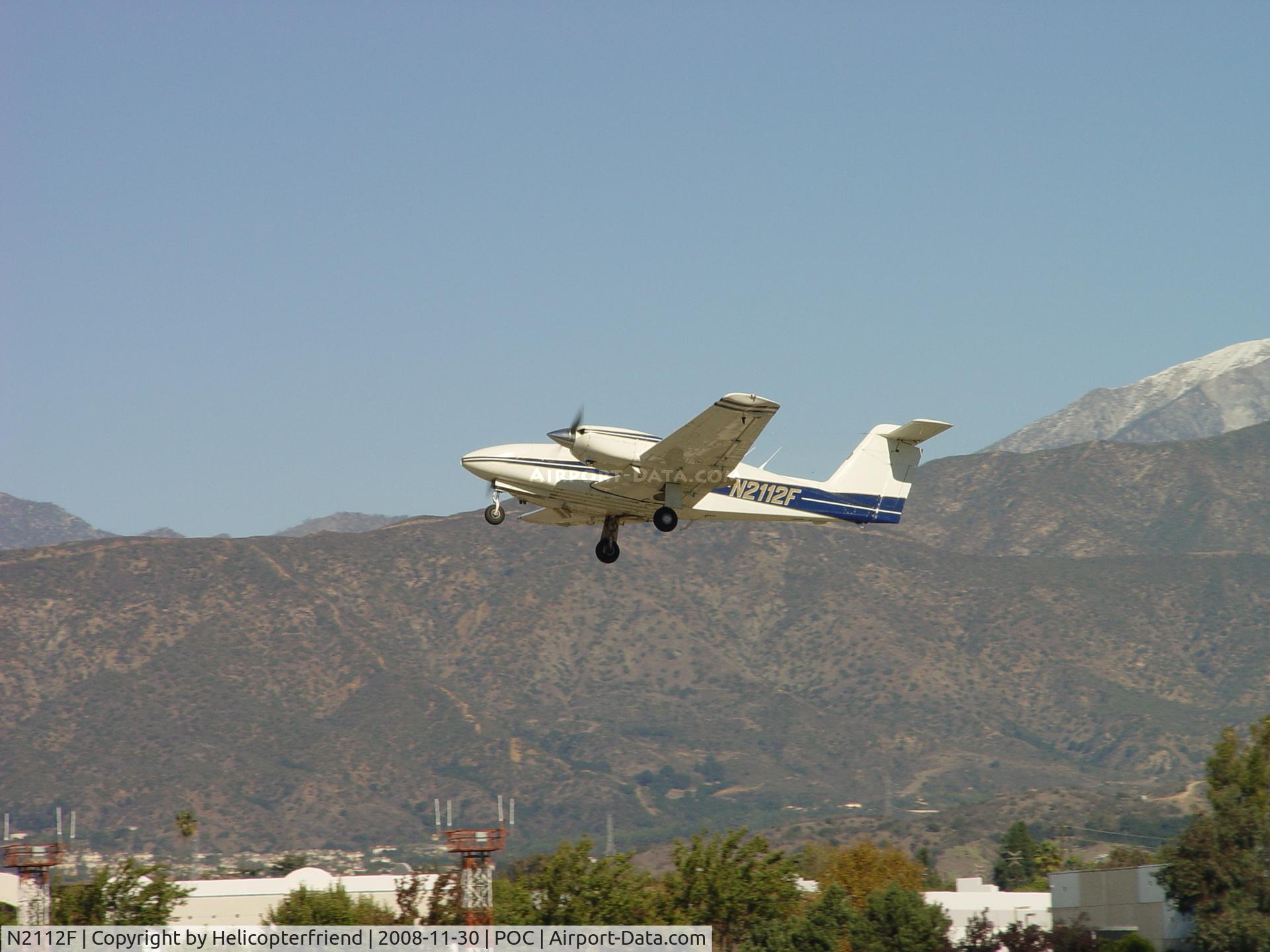 N2112F, 1978 Piper PA-44-180 Seminole C/N 44-7995154, Lifting off from Brackett