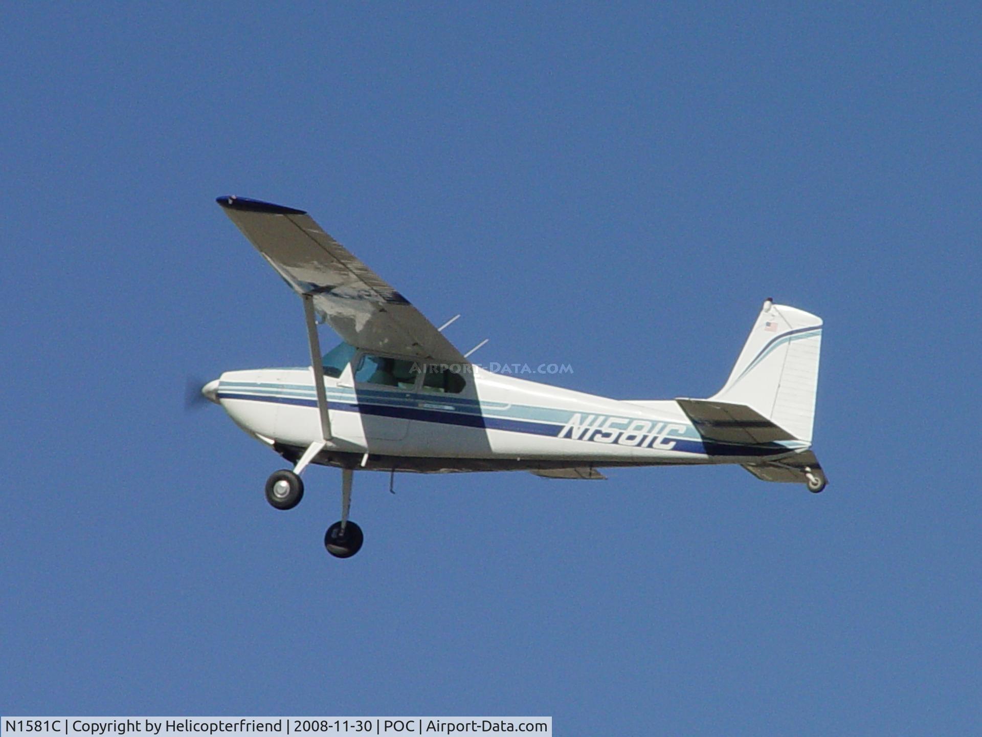 N1581C, 1953 Cessna 180 C/N 30281, On his way out