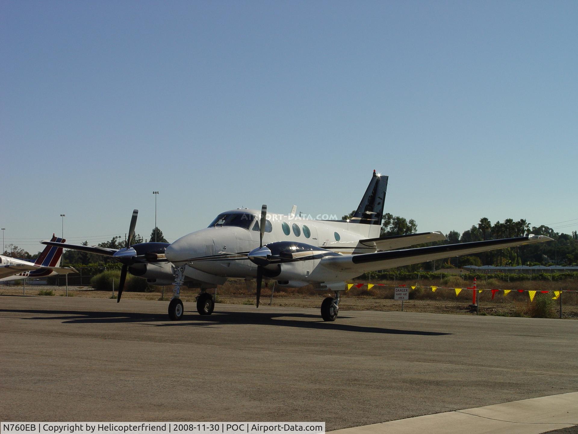 N760EB, 1981 Beech C90 King Air C/N LJ-933, Parked waiting to be fixed