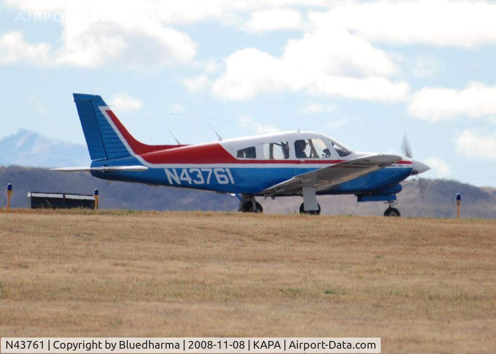 N43761, 1977 Piper PA-28R-201T Cherokee Arrow III C/N 28R-7703310, Position and Hold for 17L.