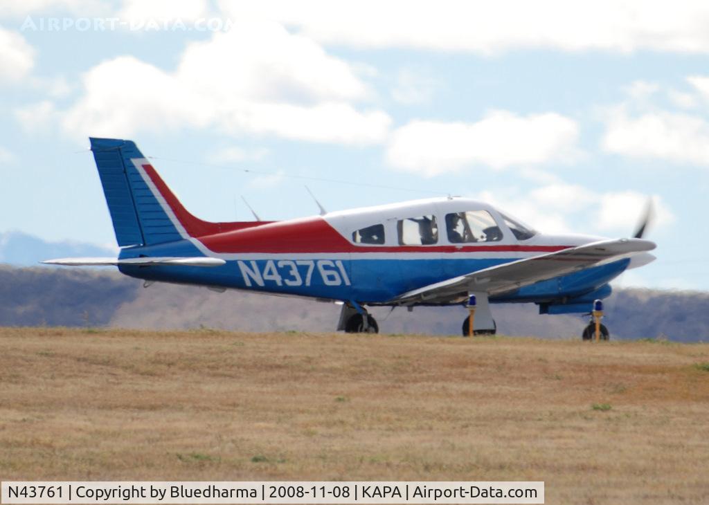 N43761, 1977 Piper PA-28R-201T Cherokee Arrow III C/N 28R-7703310, Position and Hold for 17L.