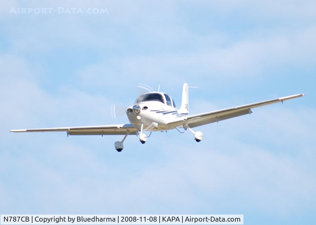 N787CB, 2003 Cirrus SR22 C/N 0787, On final approach to 17L.