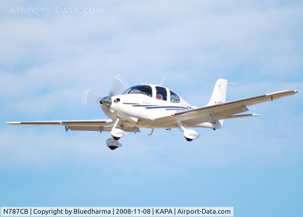 N787CB, 2003 Cirrus SR22 C/N 0787, On final approach to 17L.