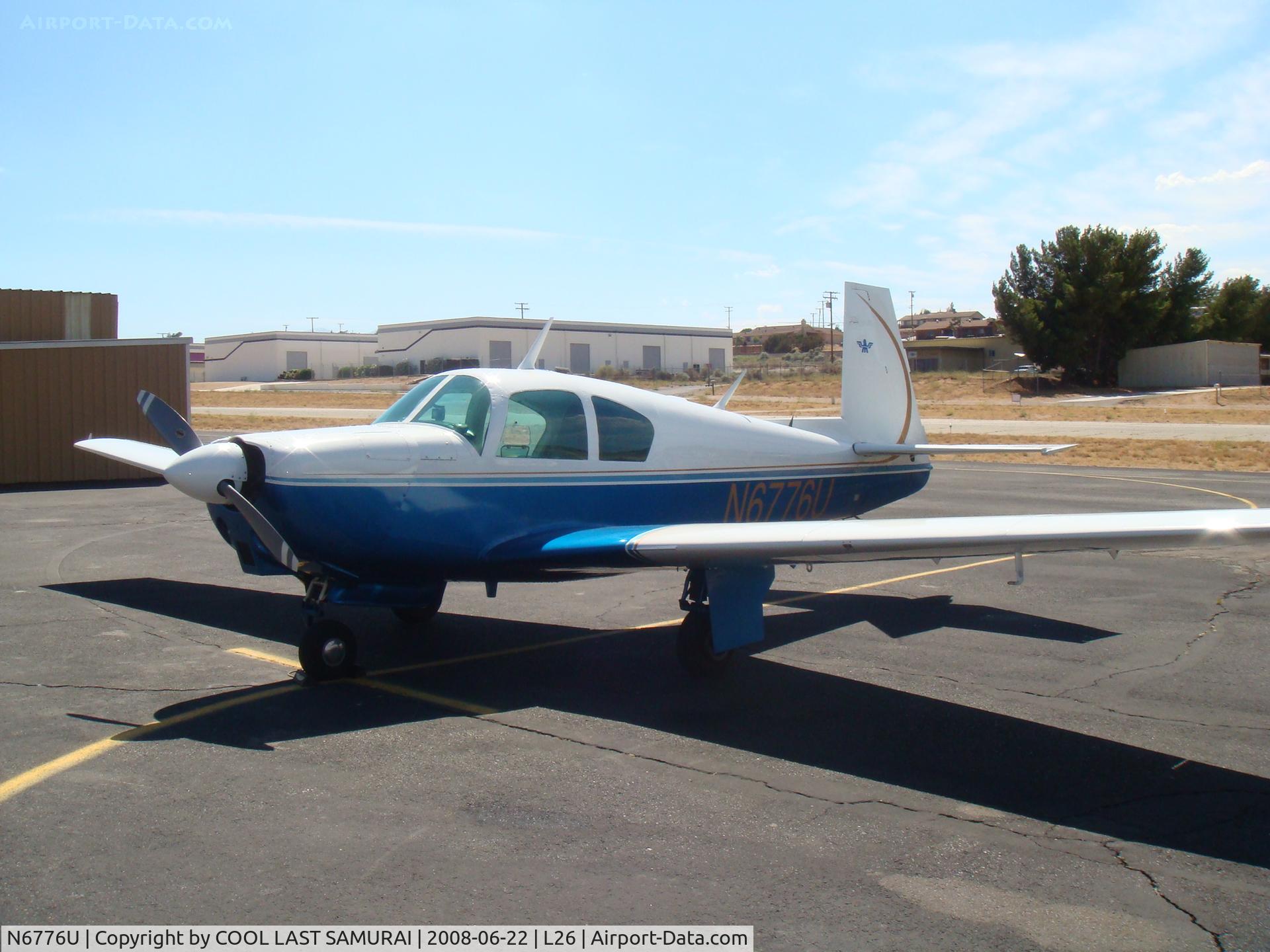 N6776U, 1963 Mooney M20C Ranger C/N 2498, L26, Hesperia Airport, fuel pit.