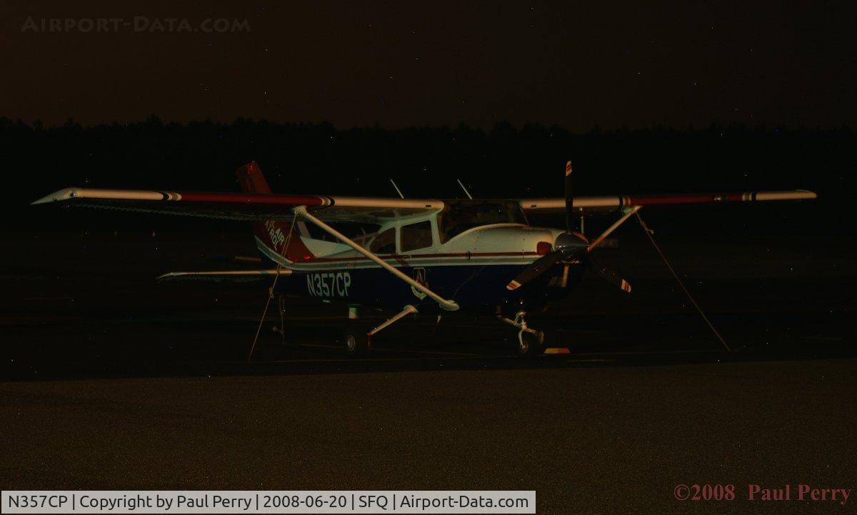 N357CP, 2005 Cessna 182T Skylane C/N 18281509, A nocturnal respite from spotting duties