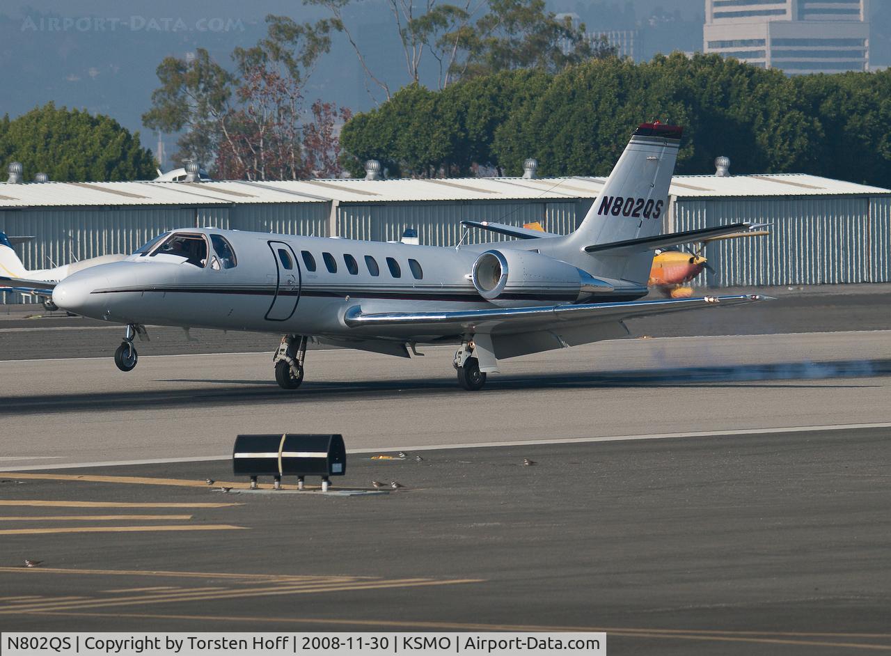 N802QS, 2006 Cessna 560 Citation Encore C/N 560-0706, N802QS arriving on RWY 21