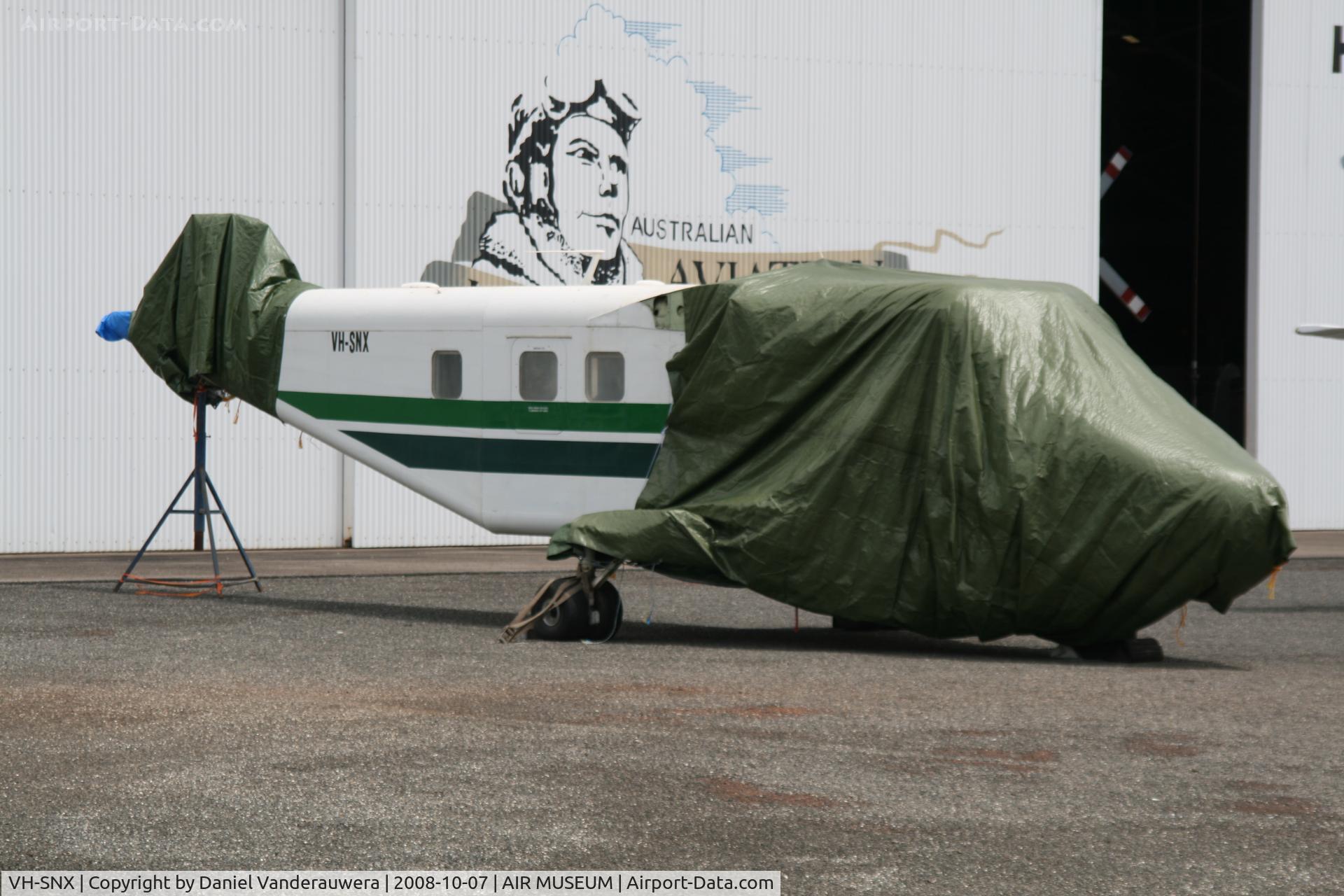 VH-SNX, GAF N22S Searchmaster B C/N N22B-103, now displayed in Australian Aviation Heritage Centre - Winnellie NT