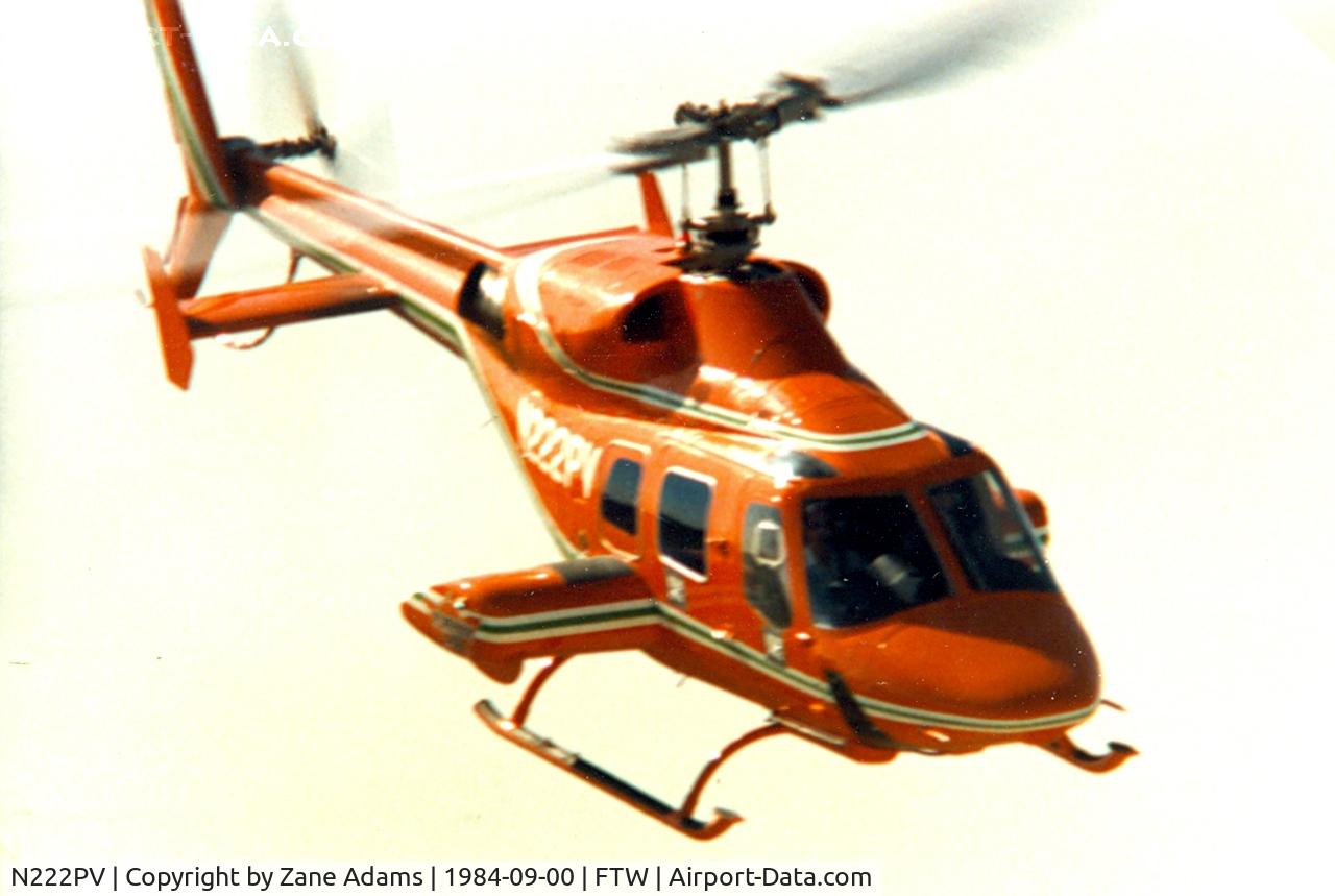 N222PV, Bell 222UT C/N 47510, Pumpkin Air Bell 222 at Meacham Field