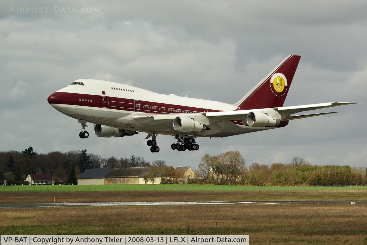 VP-BAT, 1979 Boeing 747SP-21 C/N 21648, Qatar B747SP is trainning on LFLX