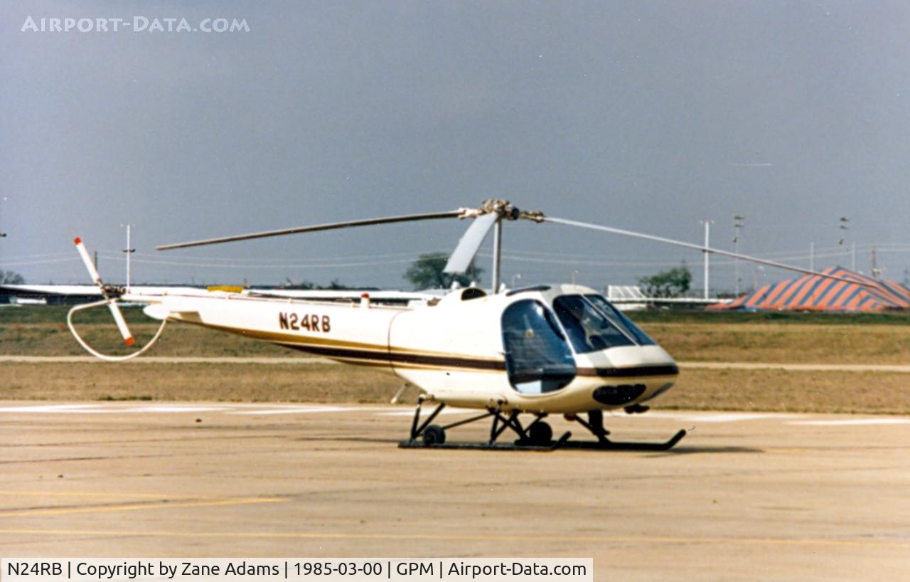 N24RB, 1971 Enstrom F-28A C/N 057, At Grand Prairie Municipal - Enstrom Helicopter F-28A