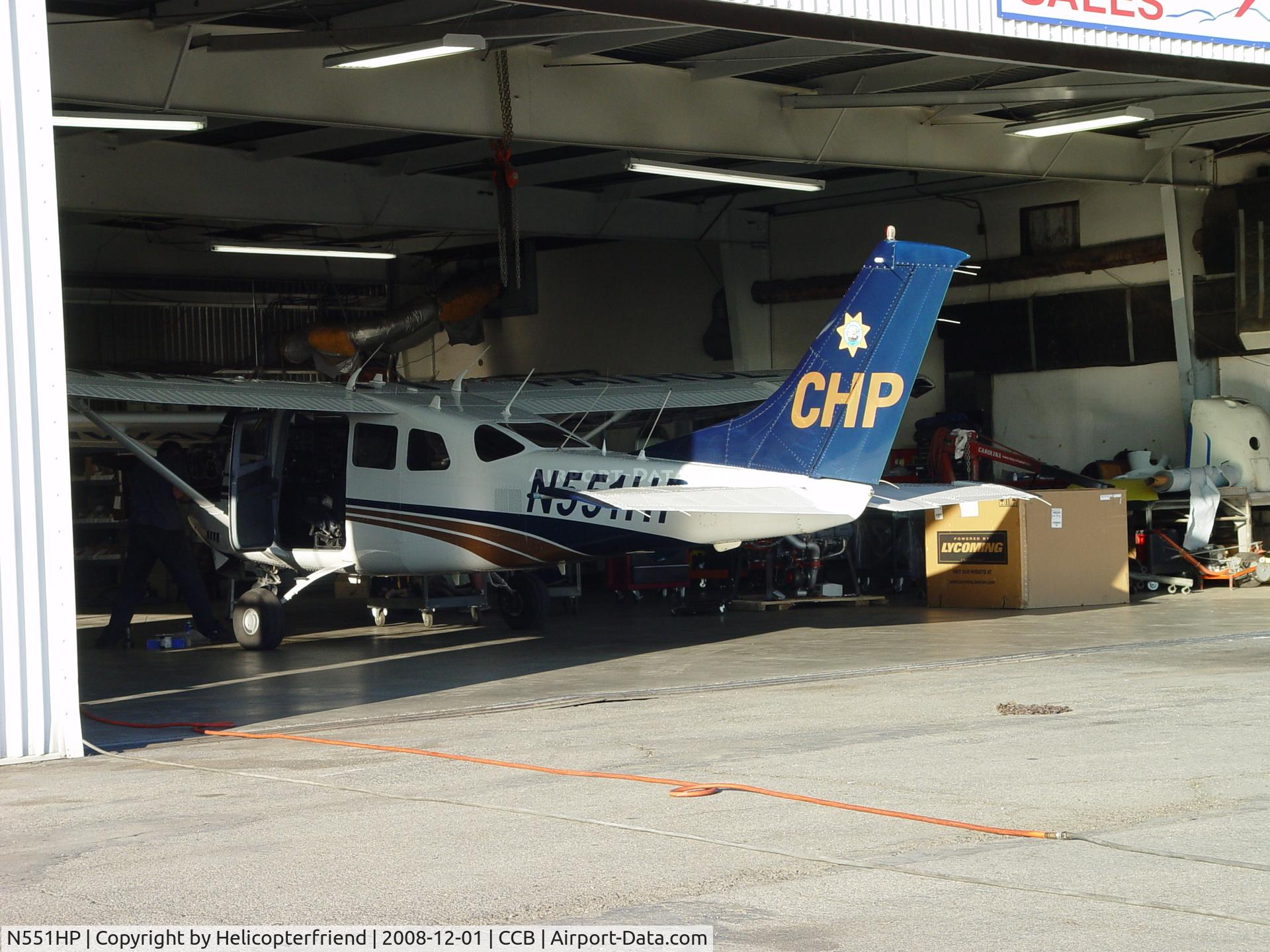 N551HP, 2001 Cessna T206H Turbo Stationair C/N T20608286, In for repairs at Cable