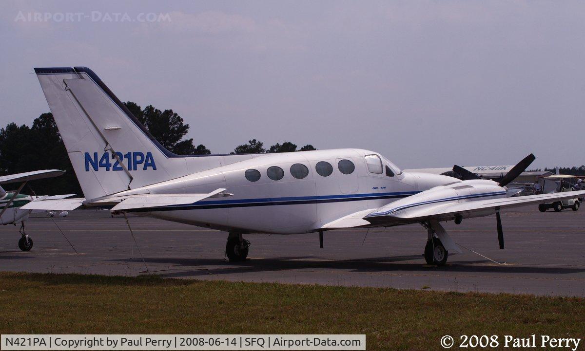 N421PA, 1976 Cessna 421C Golden Eagle C/N 421C0224, Back row, but pretty as ever