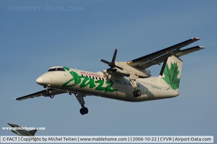C-FACT, 1991 De Havilland Canada DHC-8-311 Dash 8 C/N 262, Air Canada Jazz