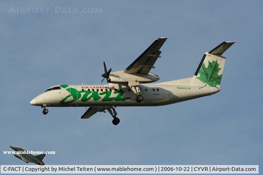 C-FACT, 1991 De Havilland Canada DHC-8-311 Dash 8 C/N 262, Air Canada Jazz