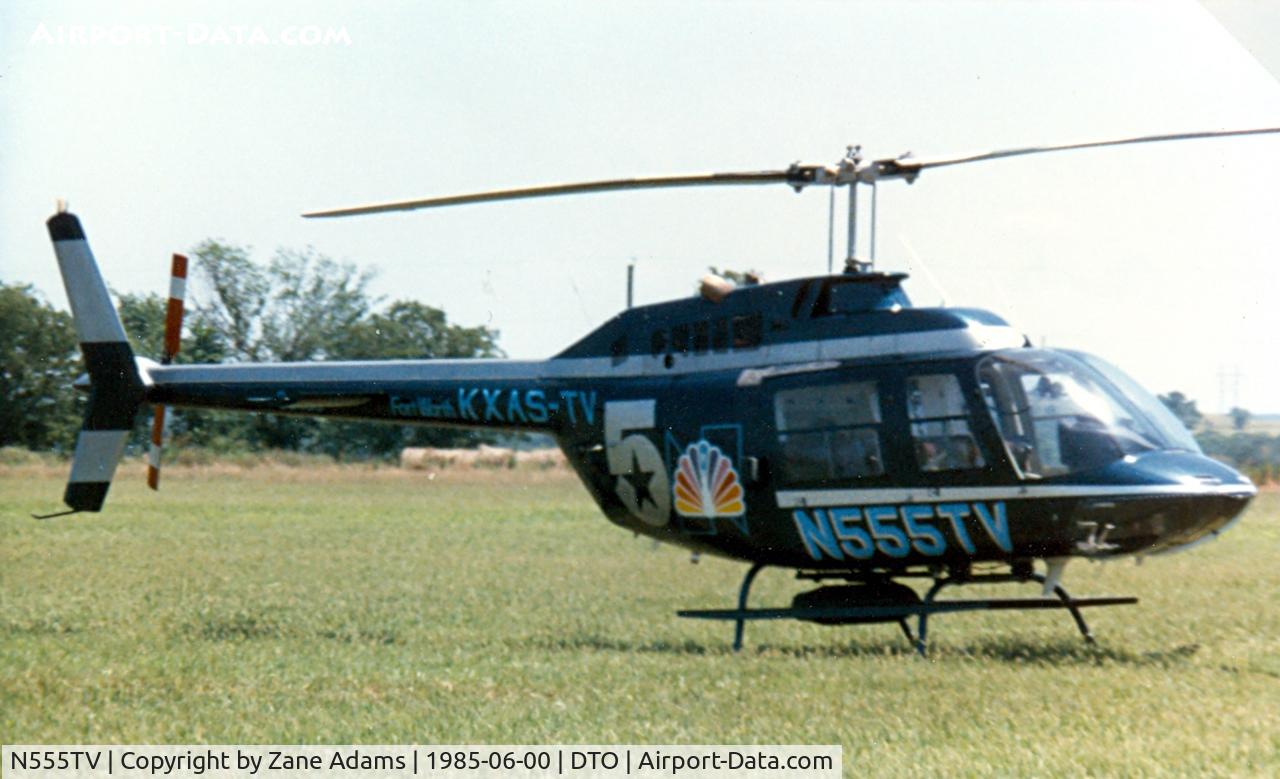 N555TV, 1991 Bell 206L-3 LongRanger III C/N 51456, KXAS TV DFW Channel 5 Bell 206B @ 1985
