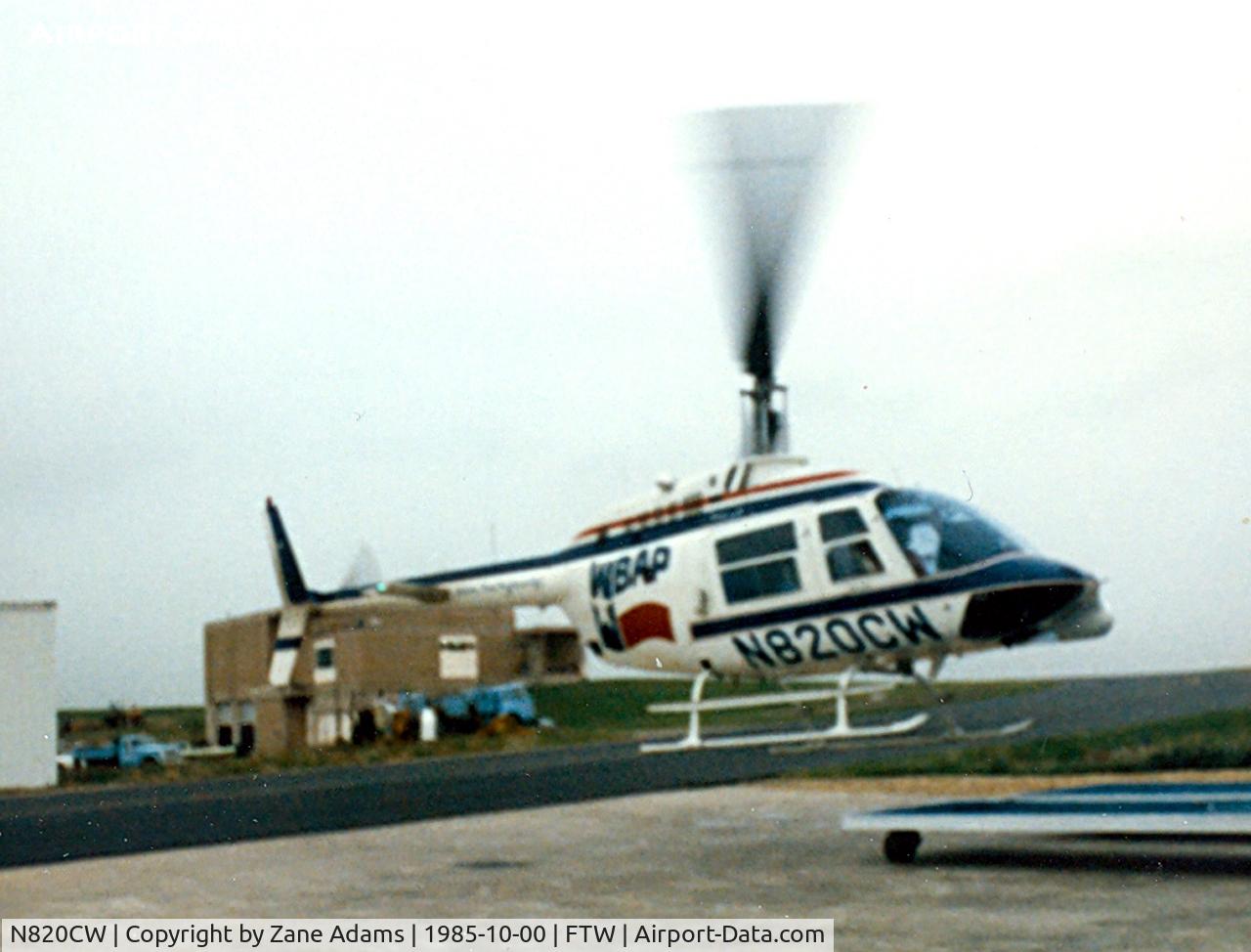 N820CW, Bell 206B C/N 2948, WBAP Radio Fort Worth/Dallas