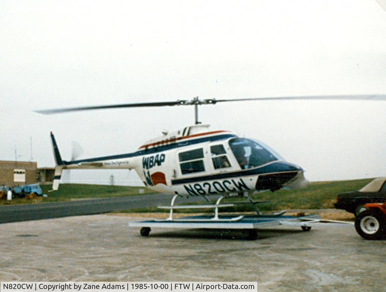 N820CW, Bell 206B C/N 2948, WBAP Radio Fort Worth/Dallas